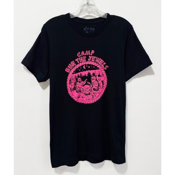 Run The Jewels - Camp Run the Jewels, Black & Pink, Short Sleeve Graphic Tee (M) - Picture 1 of 4